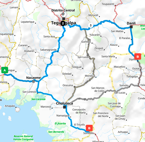 ruta El Salvador